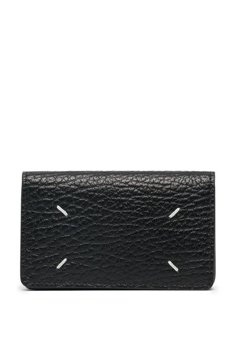 portafoglio four stitches unisex black MAISON MARGIELA | SA3VX0008 P4455T8013